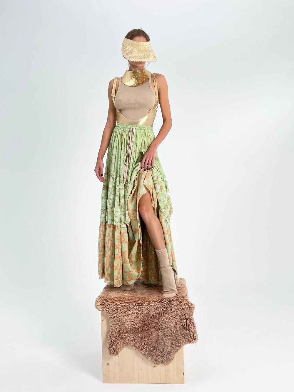 yvonne sporre Double Maxi Skirt