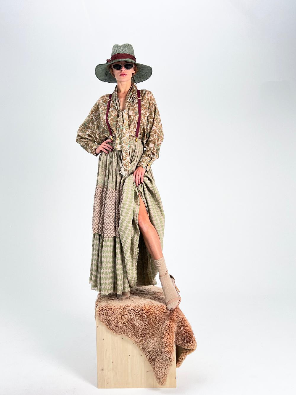 yvonne sporre Double Maxi Skirt