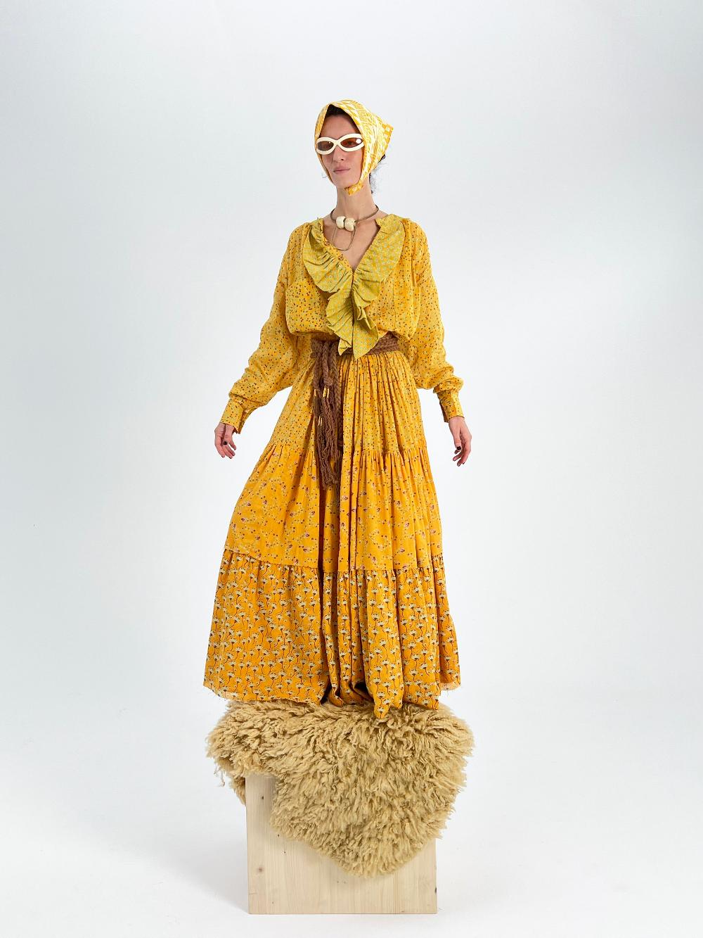 yvonne sporre Double Maxi Skirt