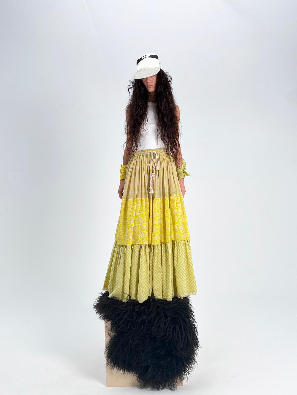 yvonne sporre Double Maxi Skirt