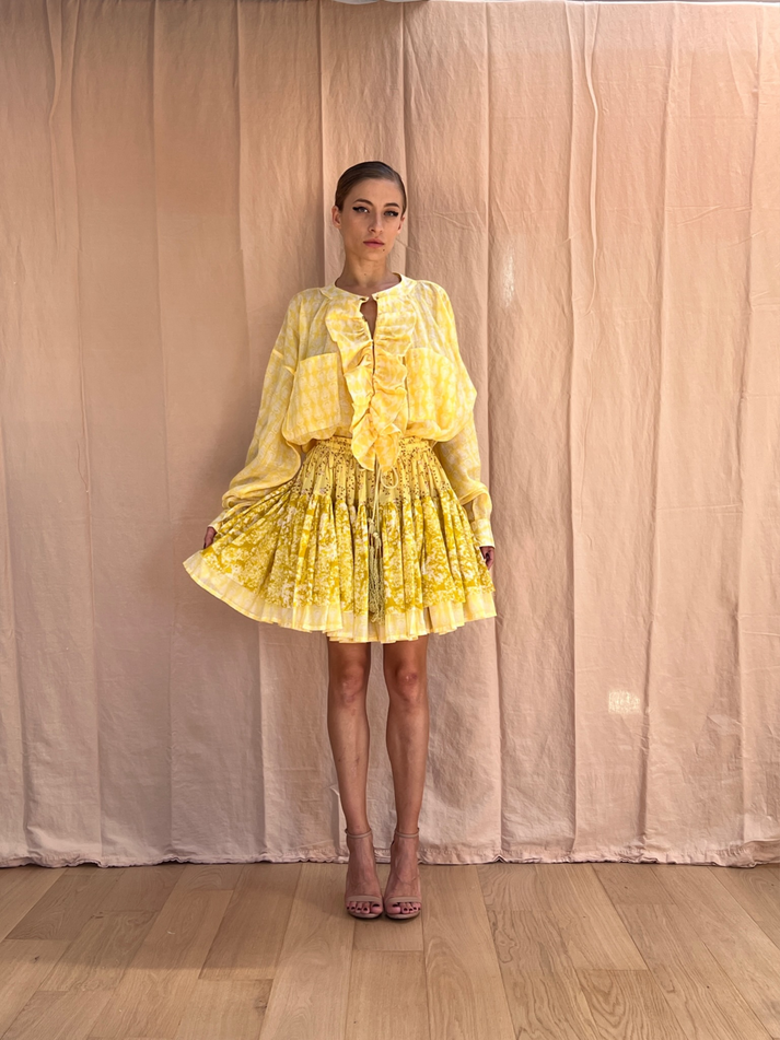 Yvonne Sporre Double Mini Volant Skirt