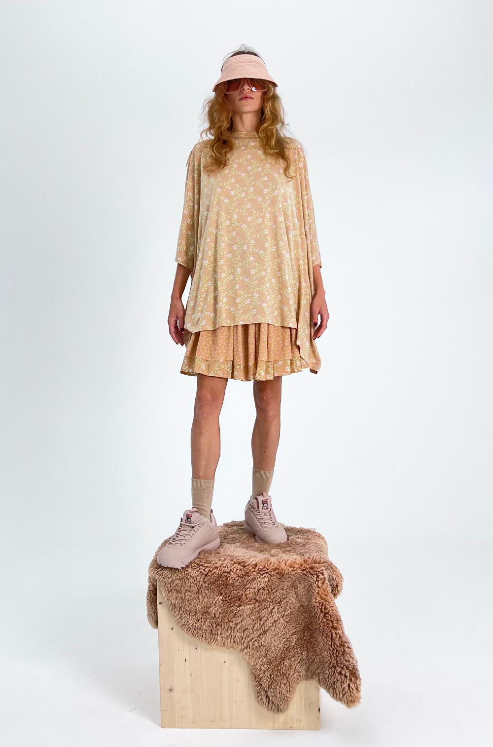 yvonne sporre Double Mini Volant Skirt