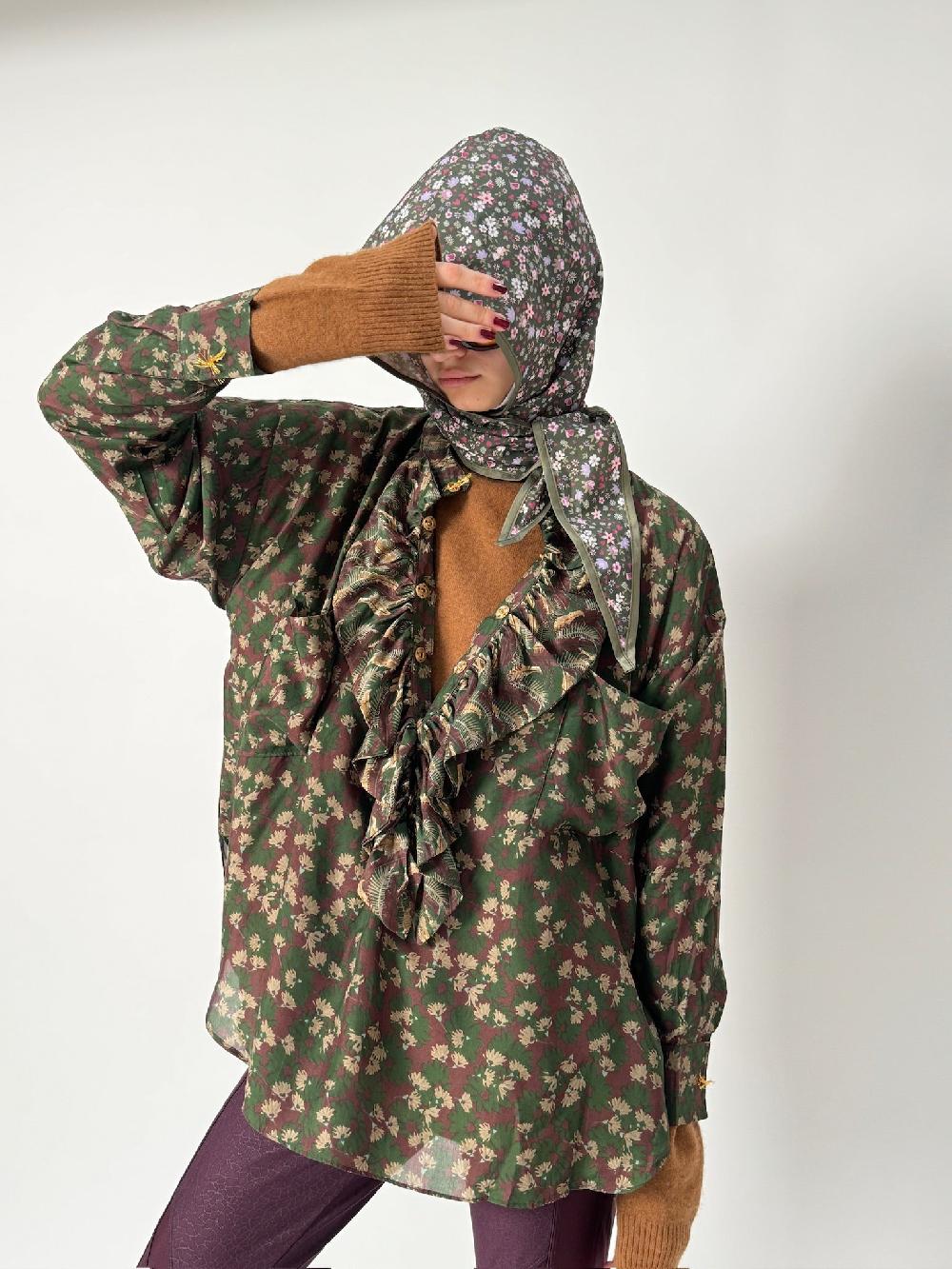 yvonne sporre Frill Shirt