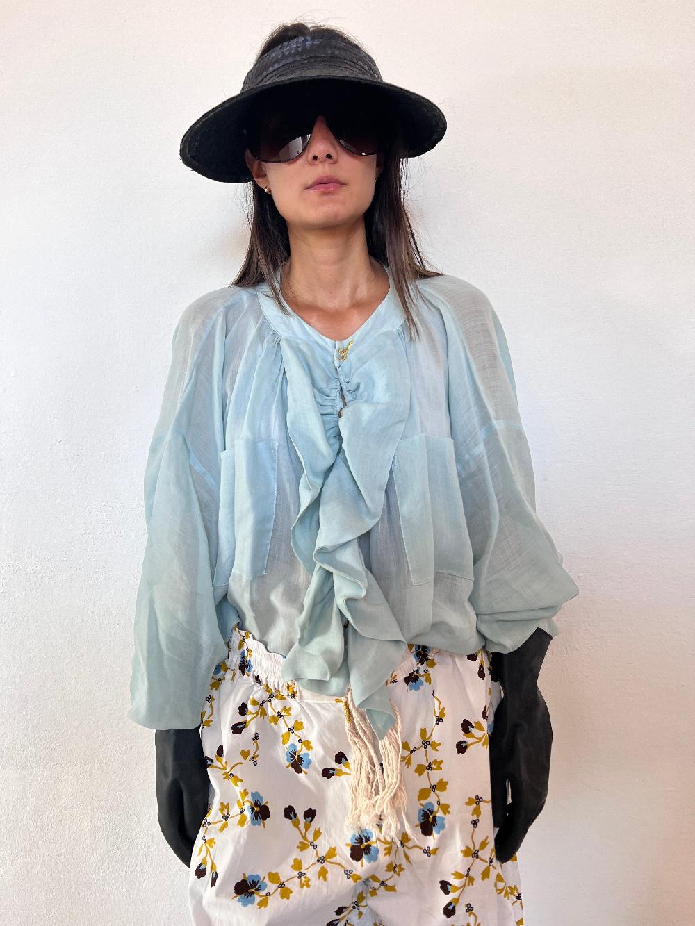 yvonne sporre Frill Shirt