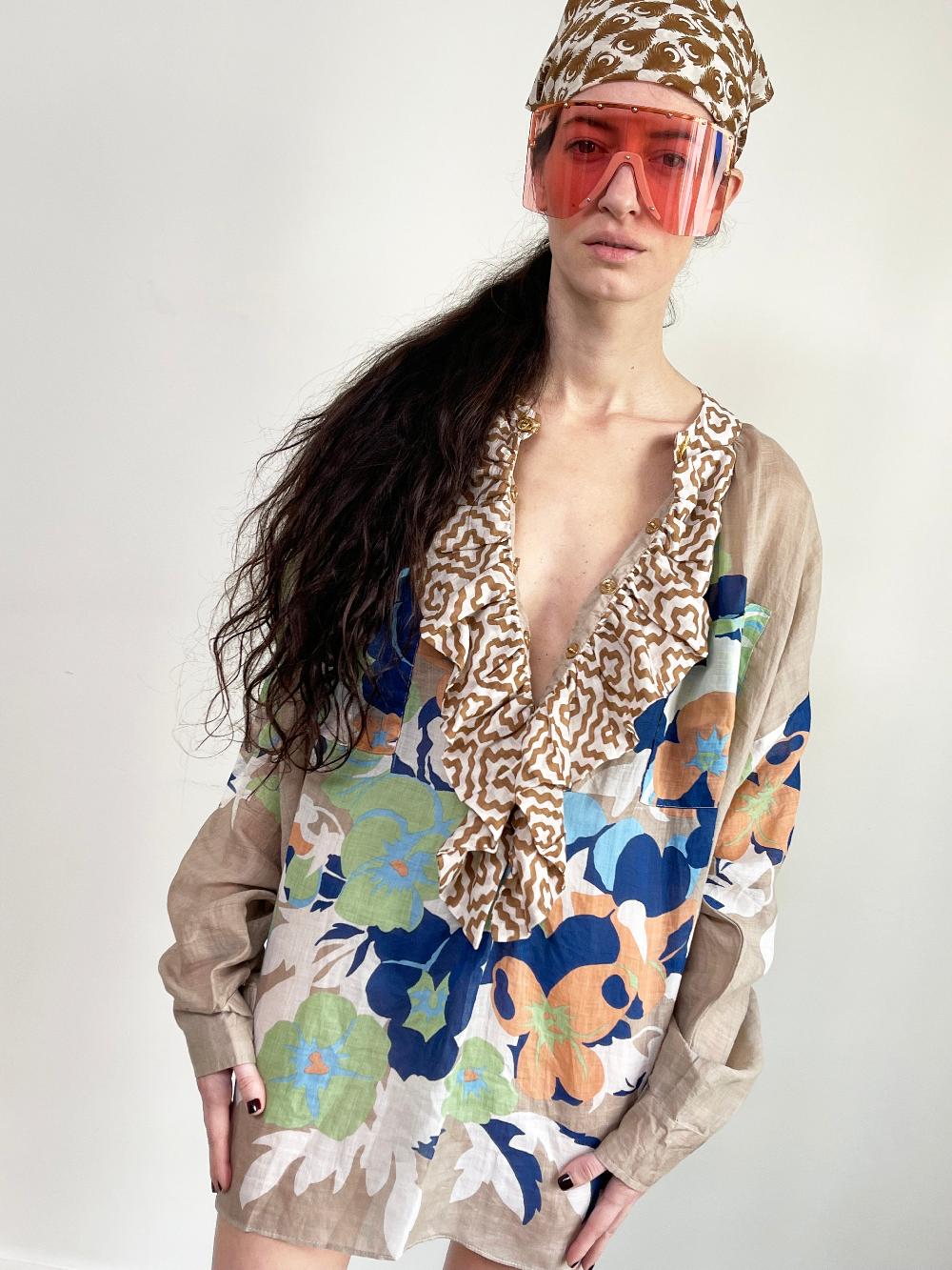 yvonne sporre Frill Shirt