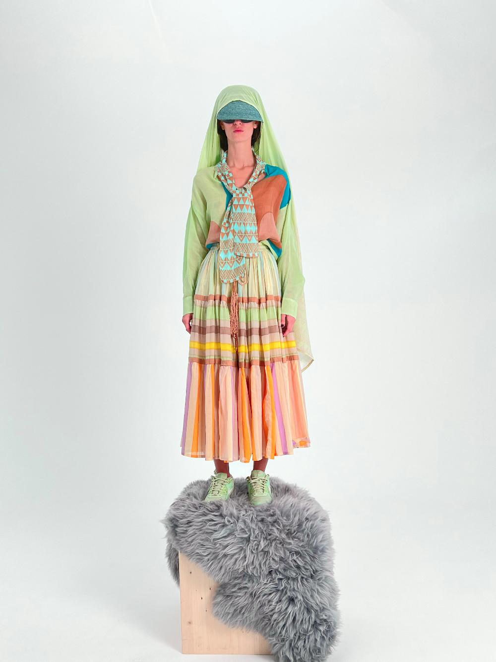 yvonne sporre Midcalf Skirt