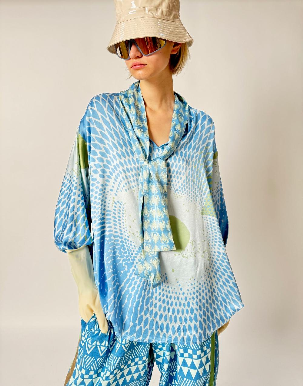 yvonne sporre New Bow Blouse