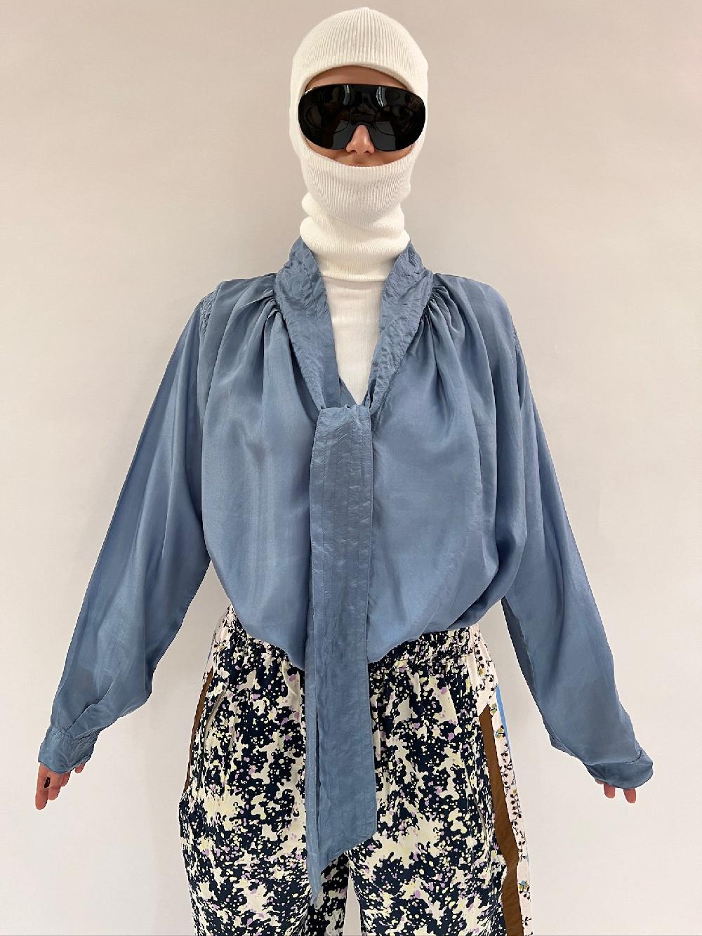 yvonne sporre New Bow Blouse