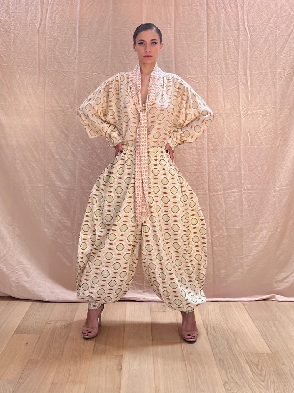 yvonne sporre New Bow Blouse Long