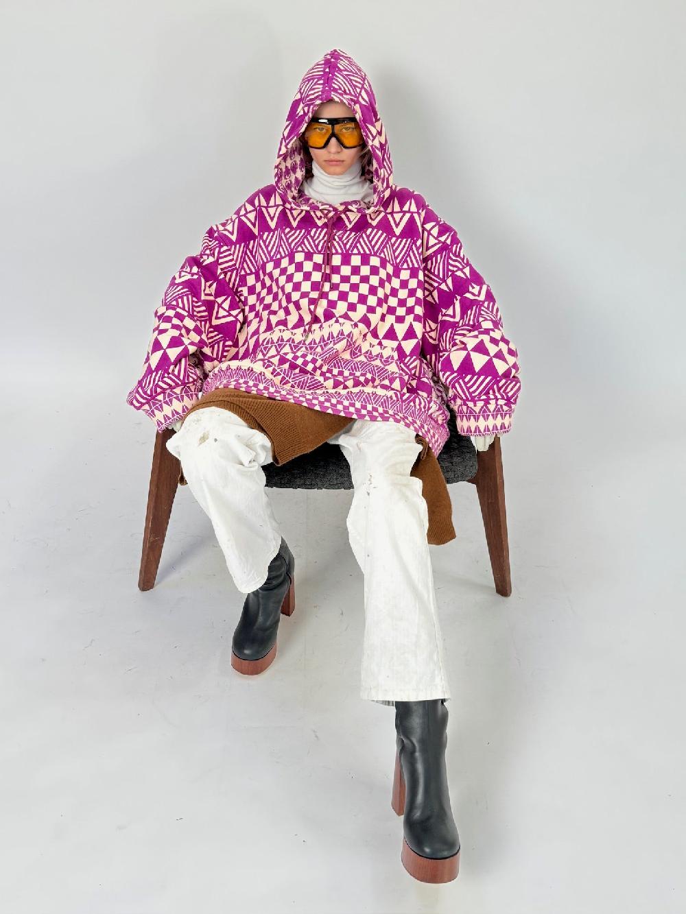 yvonne sporre Oversize Maxi Hood Sweat