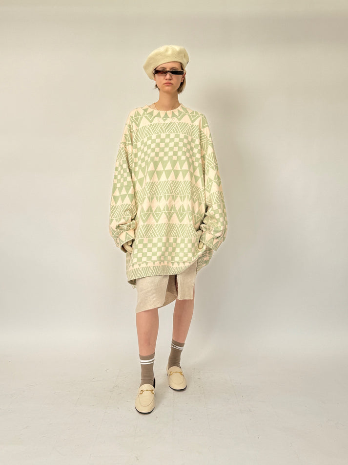 Yvonne Sporre Oversize Maxi Maxi Pull Long