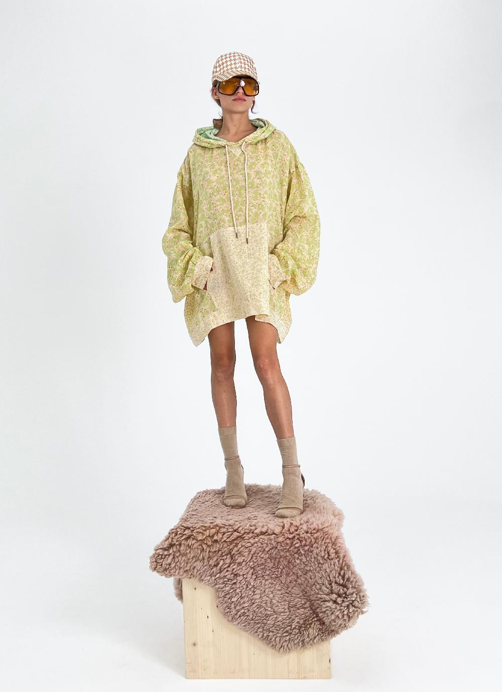 yvonne sporre Oversized Maxi Hood Sweat