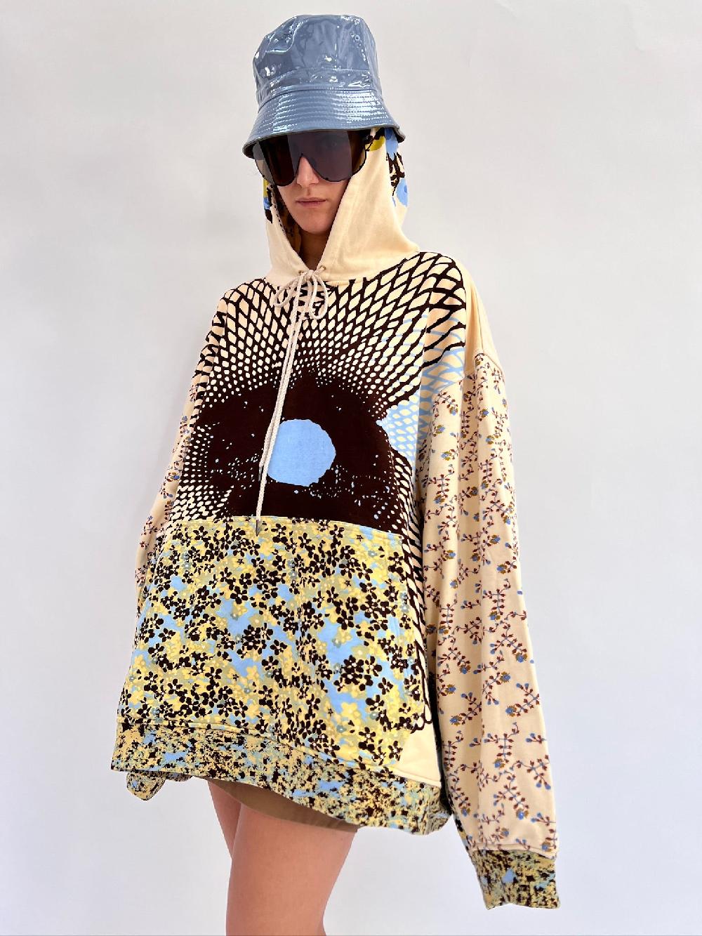 yvonne sporre Oversized Maxi Hood Sweat