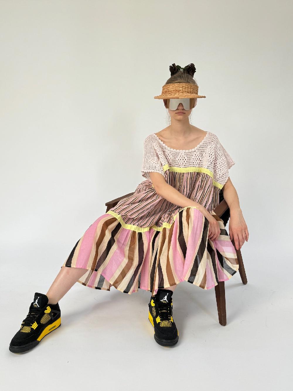 yvonne sporre Wind Dress Short Crochet