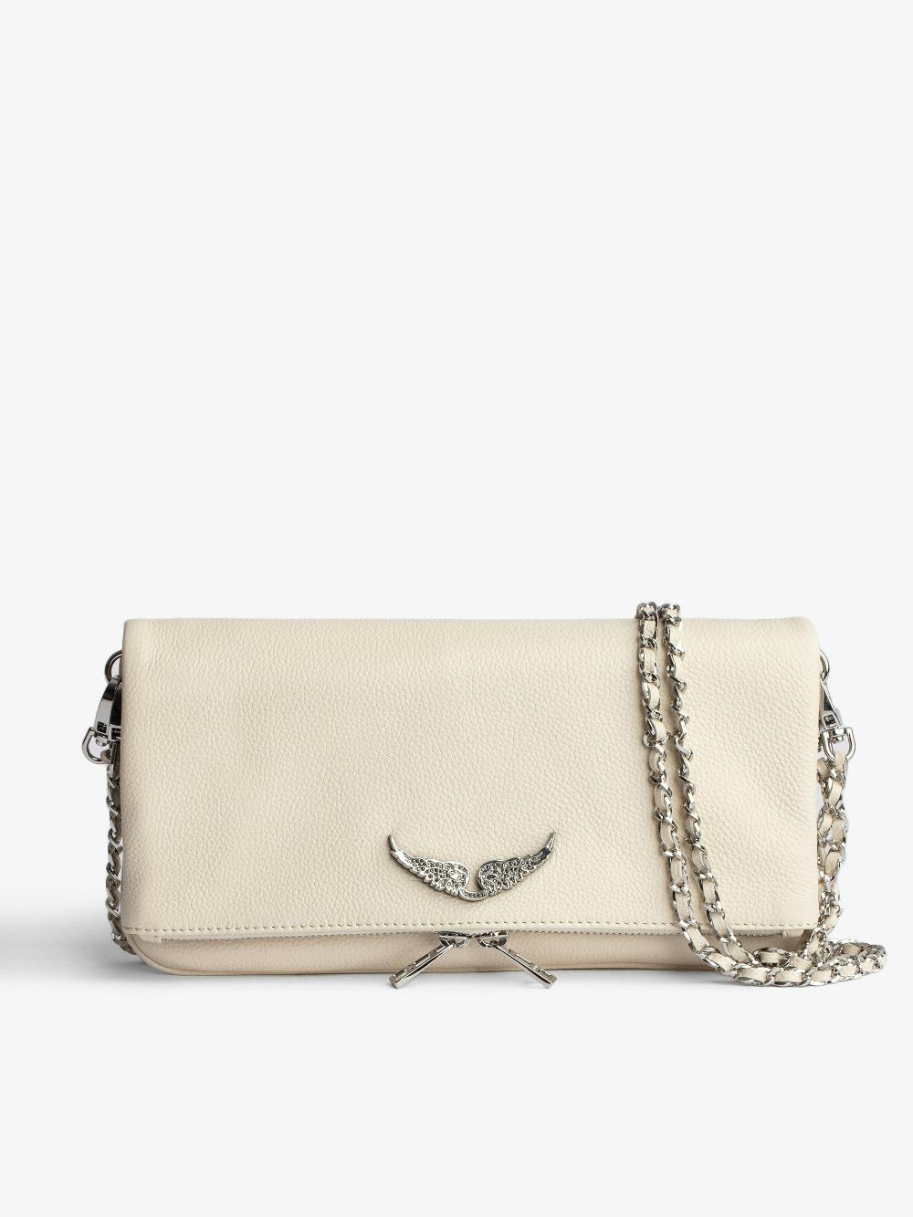 zadig & voltaire Pochette Rock Swing Your Wings Pochette Rock en cuir à aile Swing Your Wings interchangeables