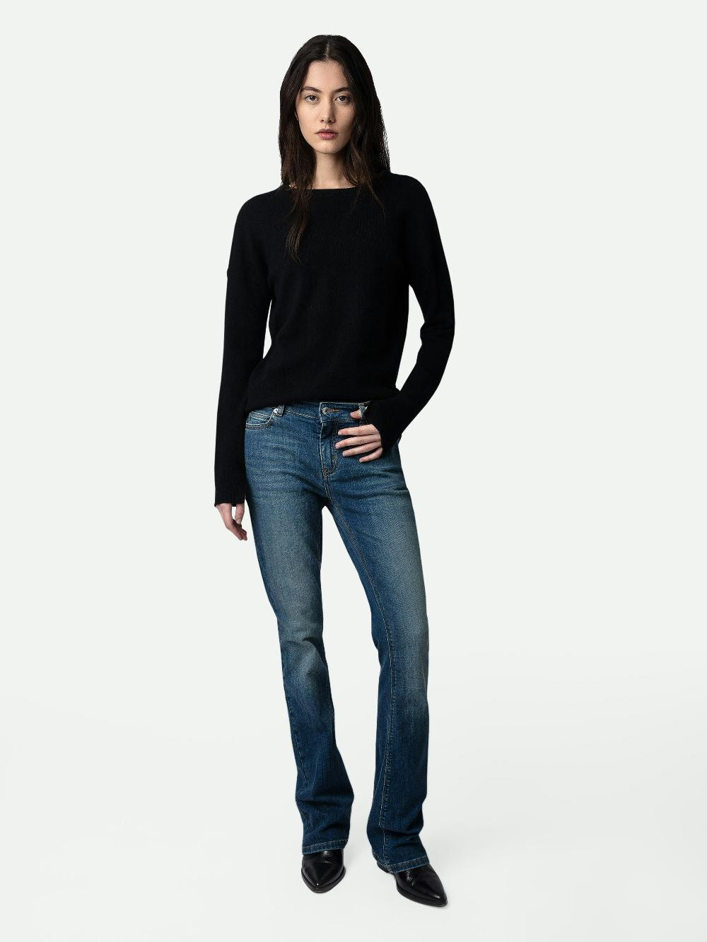 zadig & voltaire Pull Cici Patch 100% Cachemire Pull en 100% cachemire