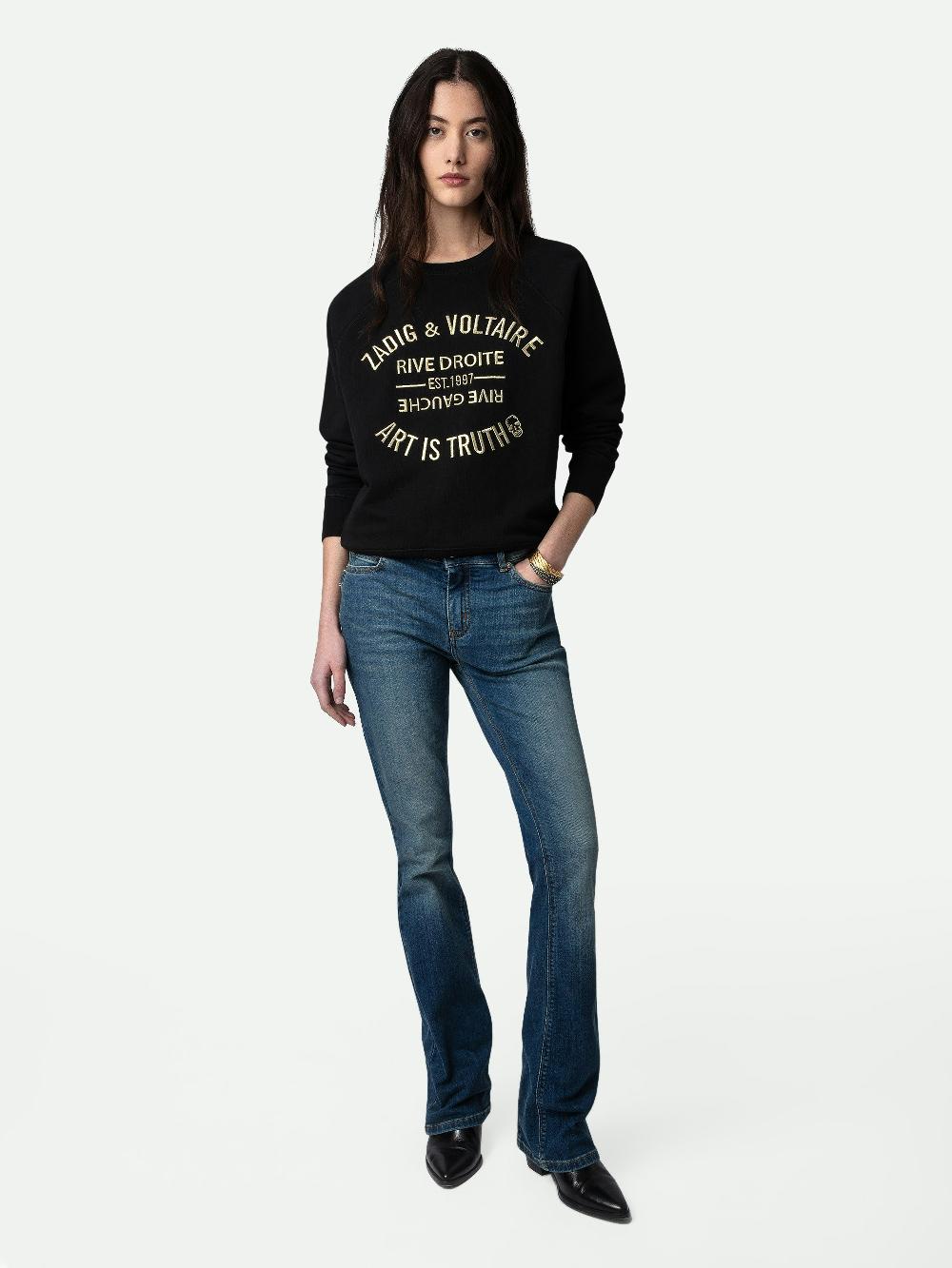 zadig & voltaire Sweatshirt Upper Blason Sweatshirt manches longues print blason devant