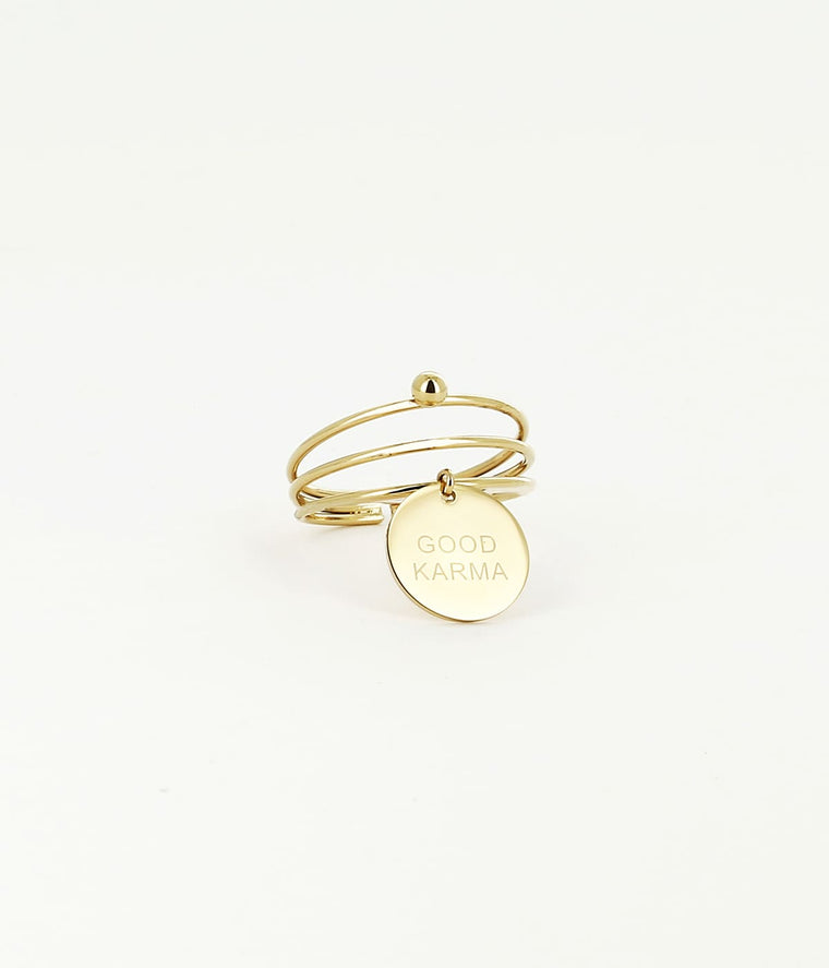 zag bijoux Bague Good Karma