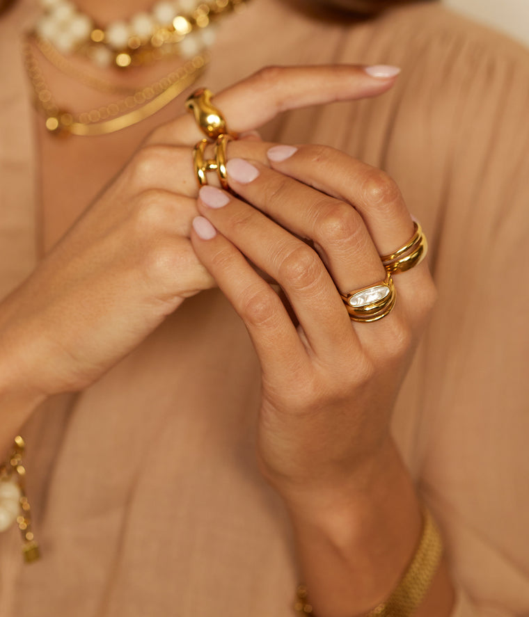 Zag Bijoux Bague Nacar