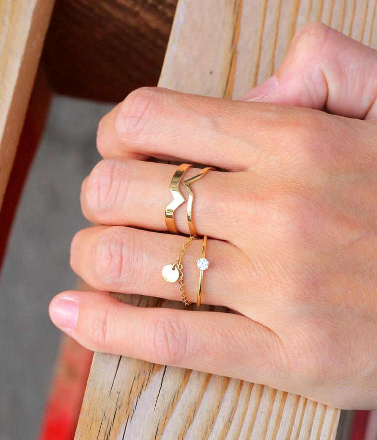 Zag Bijoux Bague Wave