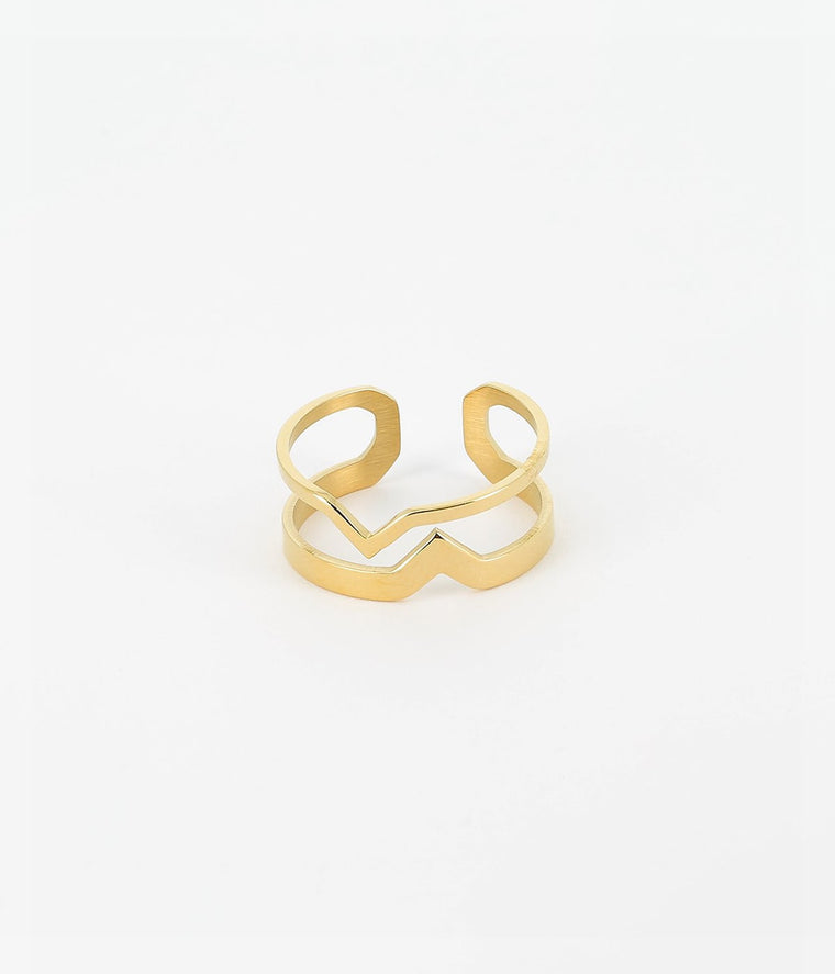 zag bijoux Bague Wave