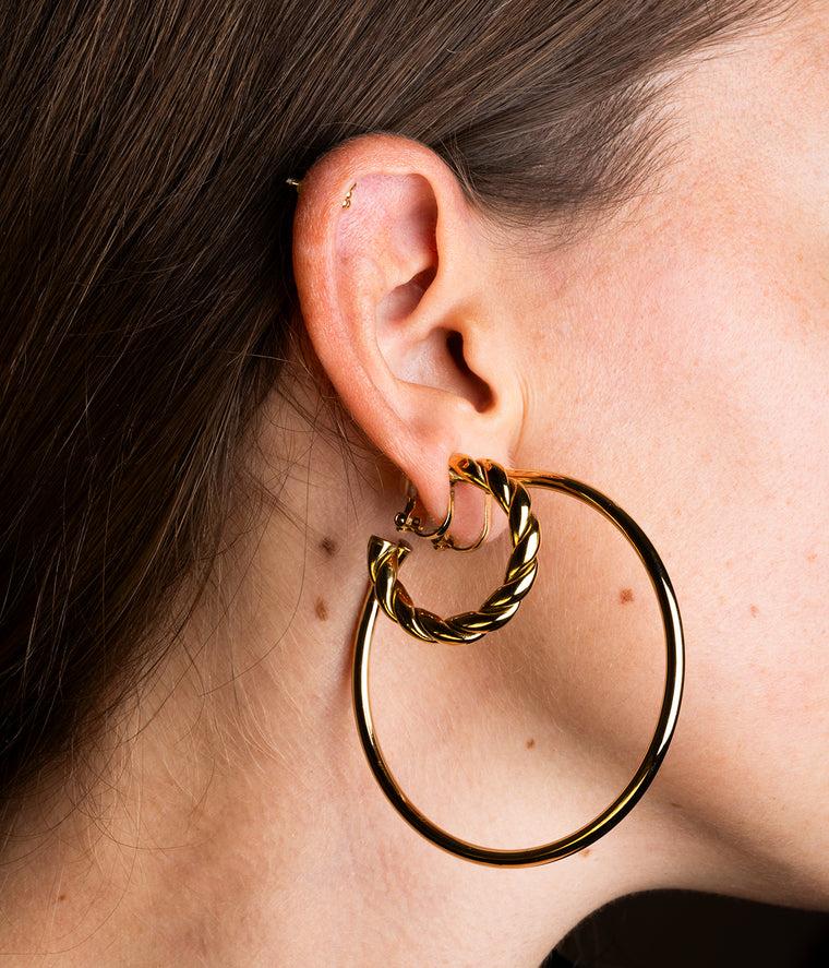 Zag Bijoux Boucles D'oreilles à Clips Flavie