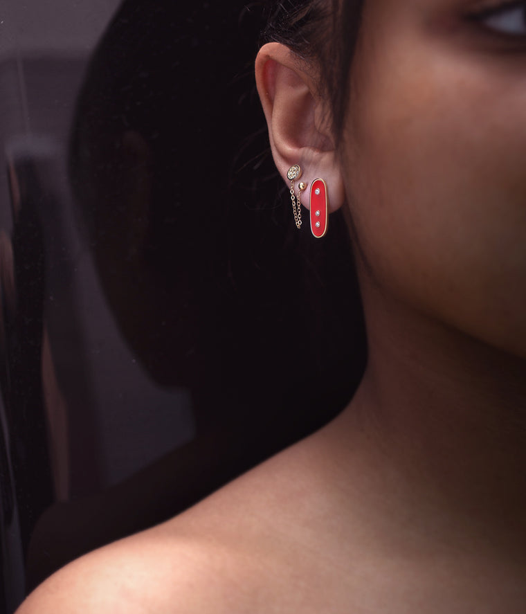 Zag Bijoux Boucles D'oreilles Chaindrops