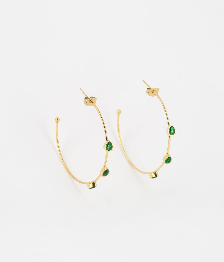 Zag Bijoux Boucles D'oreilles Créoles Carole