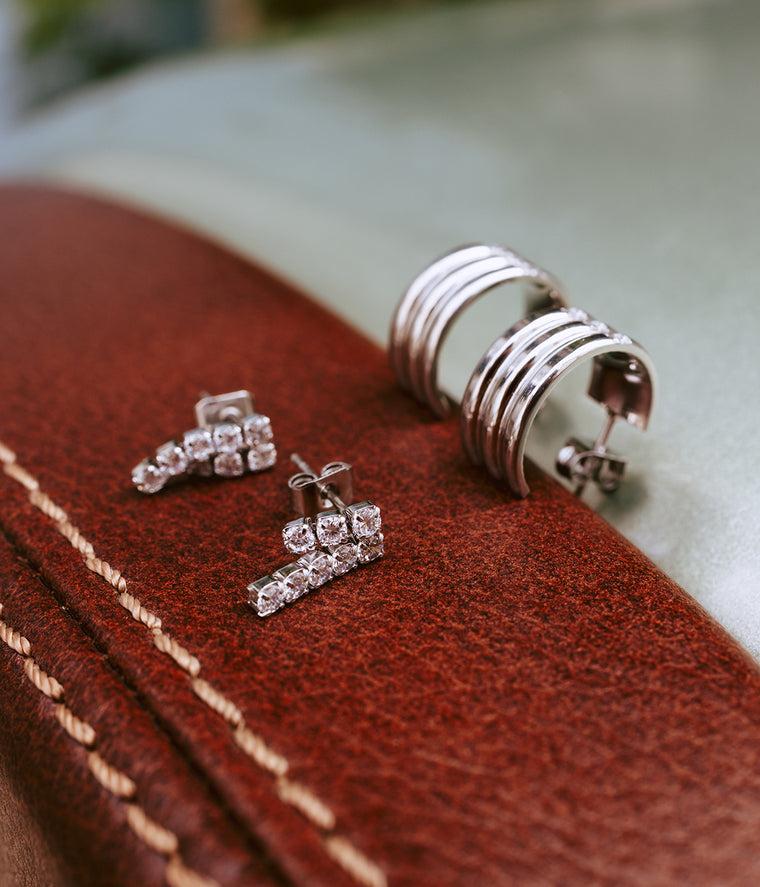 Zag Bijoux Boucles D'oreilles Damas