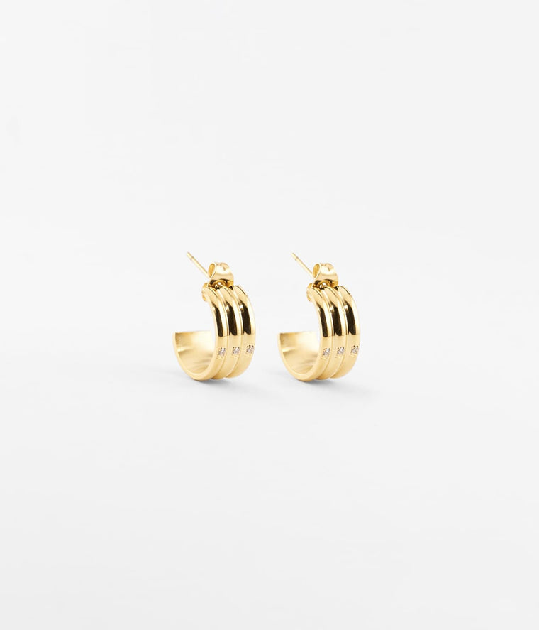 zag bijoux Boucles d'oreilles Damas