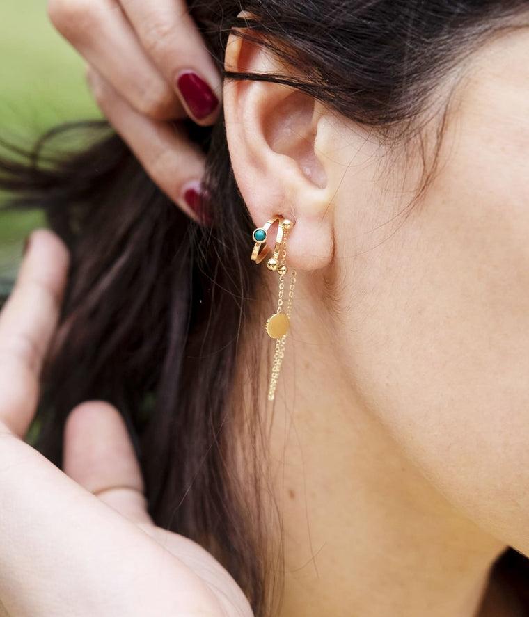 Zag Bijoux Boucles D'oreilles Demi