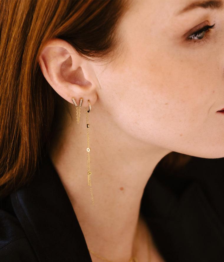 Zag Bijoux Boucles D'oreilles Double Allen