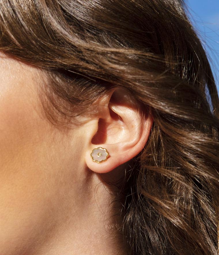 Zag Bijoux Boucles D'oreilles Fleur