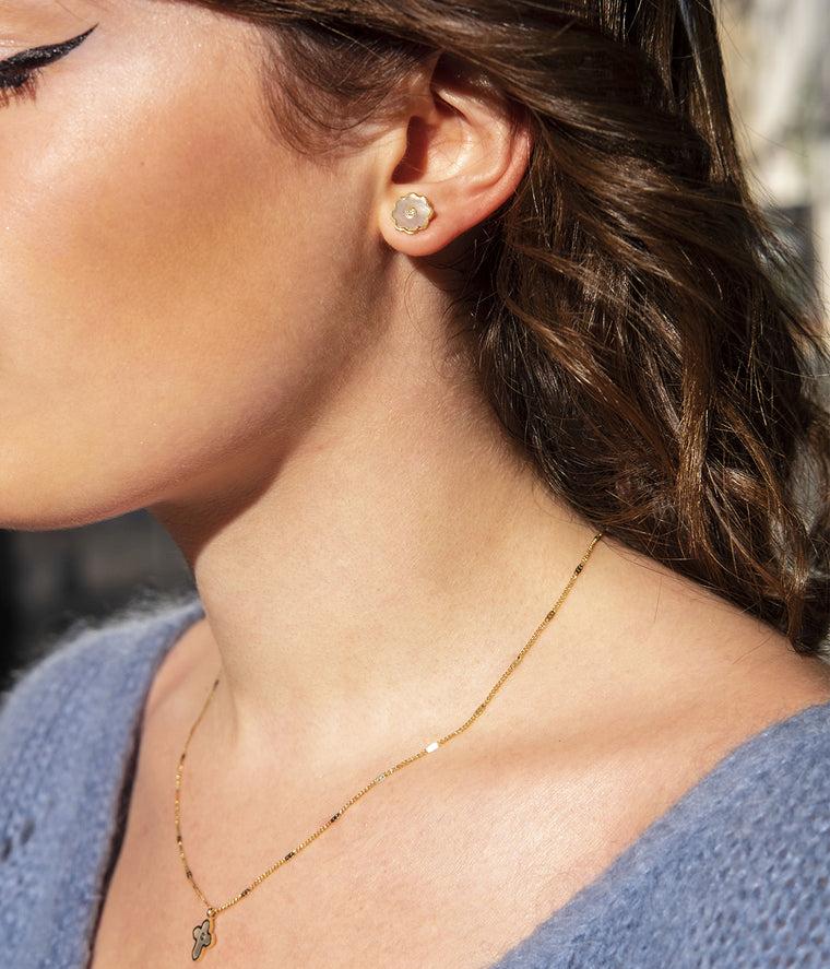 Zag Bijoux Boucles D'oreilles Fleur