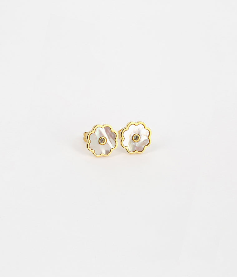 zag bijoux Boucles d'oreilles Fleur