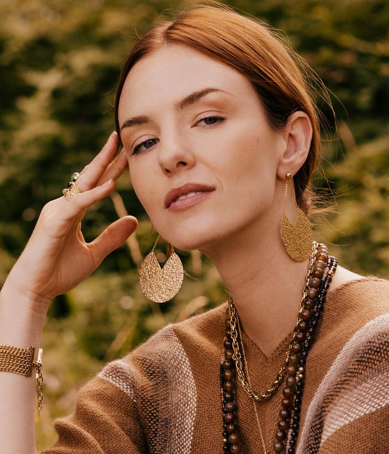 Zag Bijoux Boucles D'oreilles Freesia