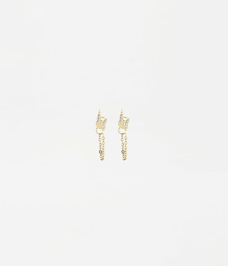 zag bijoux Boucles d'oreilles Fulgur