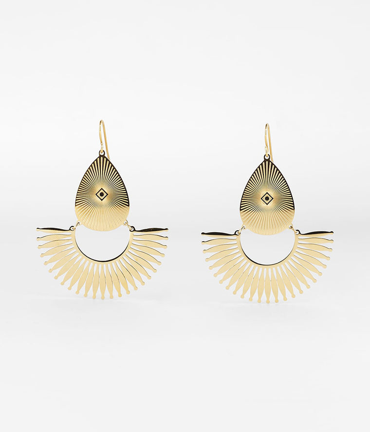 zag bijoux Boucles d'oreilles Himbas