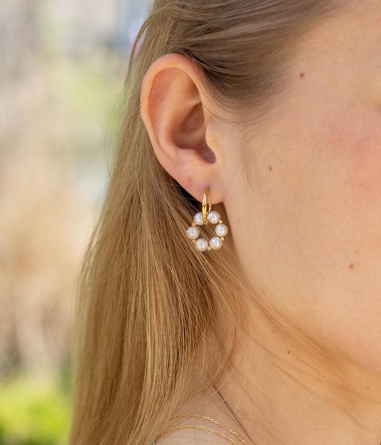 Zag Bijoux Boucles D'oreilles Jade