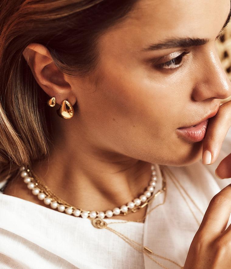 Zag Bijoux Boucles D'oreilles Larme