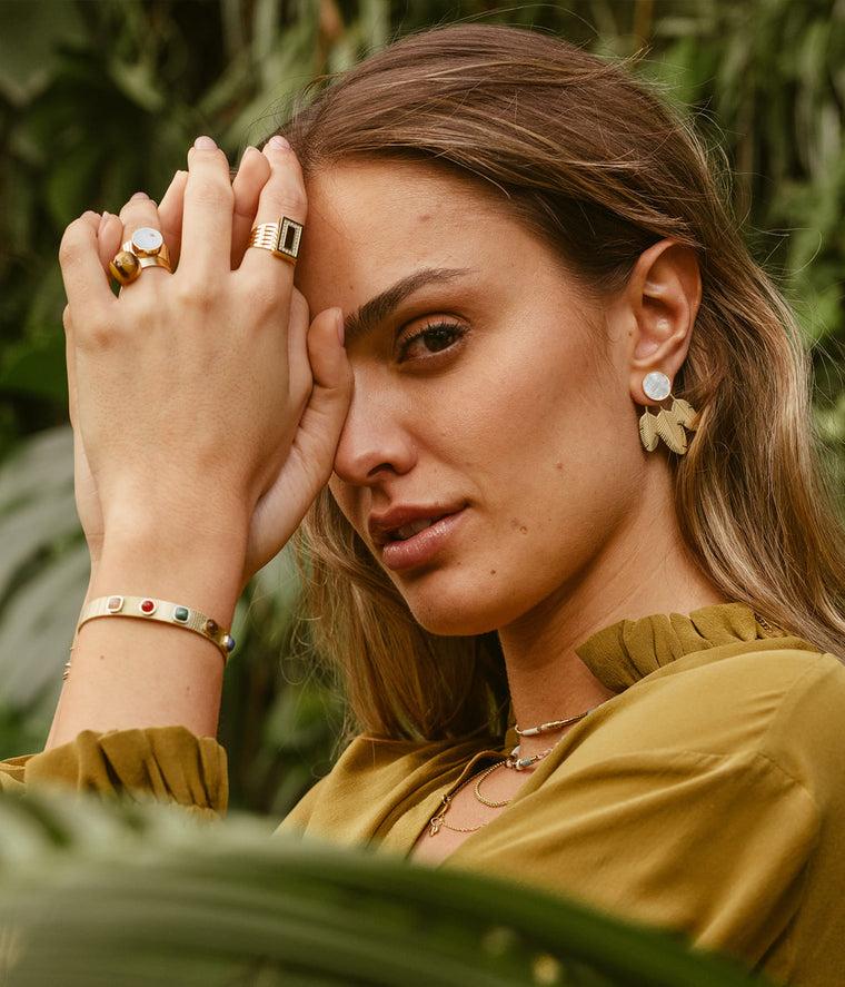 Zag Bijoux Boucles D'oreilles Magnolia