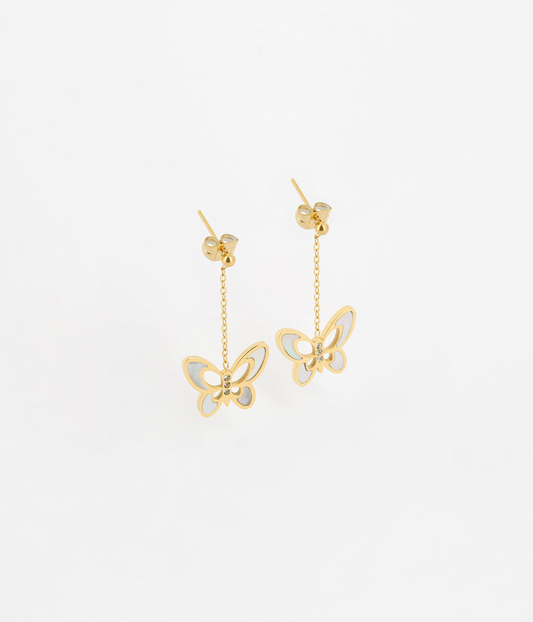 zag bijoux Boucles d'oreilles Mariposa