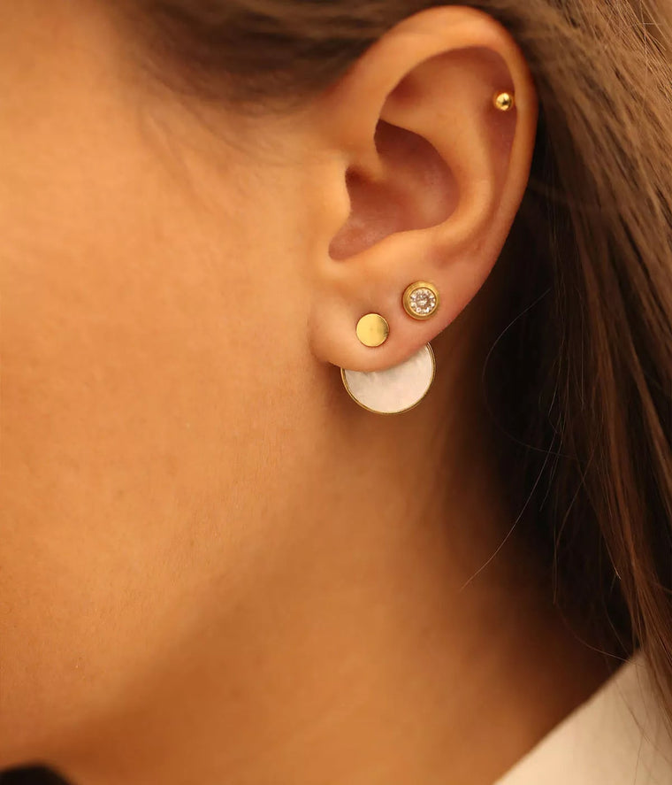 Zag Bijoux Boucles D'oreilles Moon