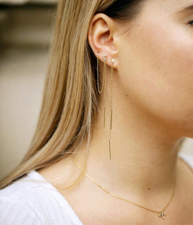 Zag Bijoux Boucles D'oreilles Nuit