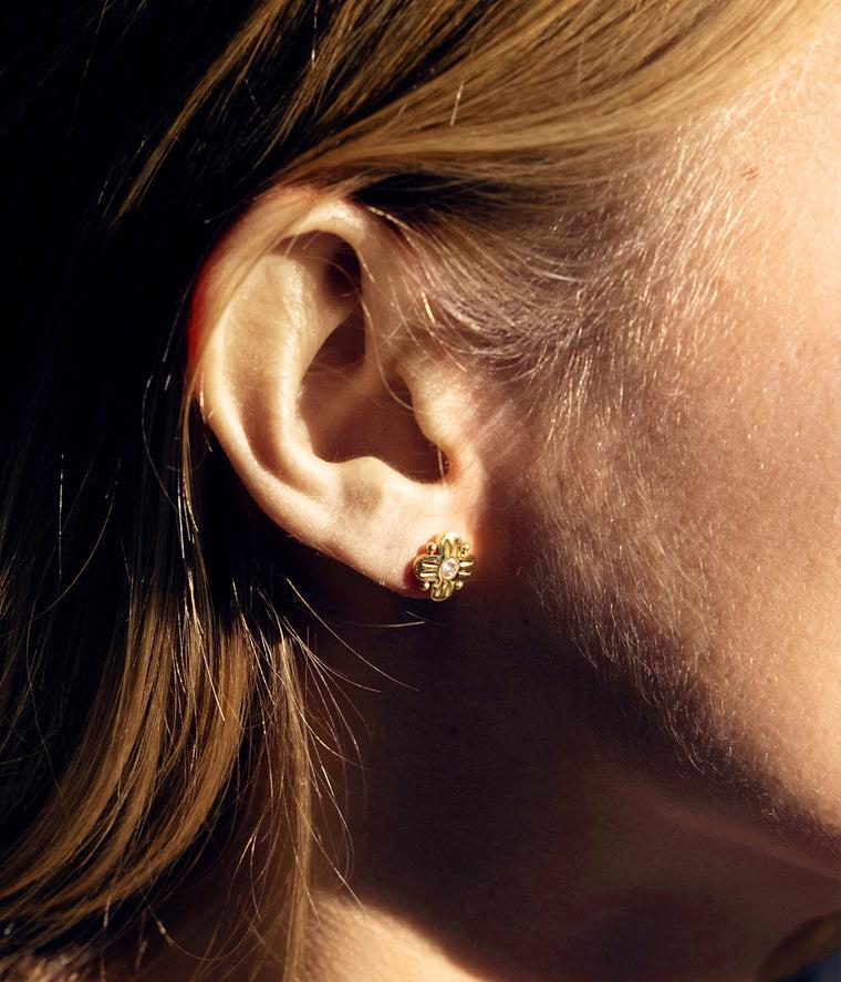 Zag Bijoux Boucles D'oreilles Pâquerette