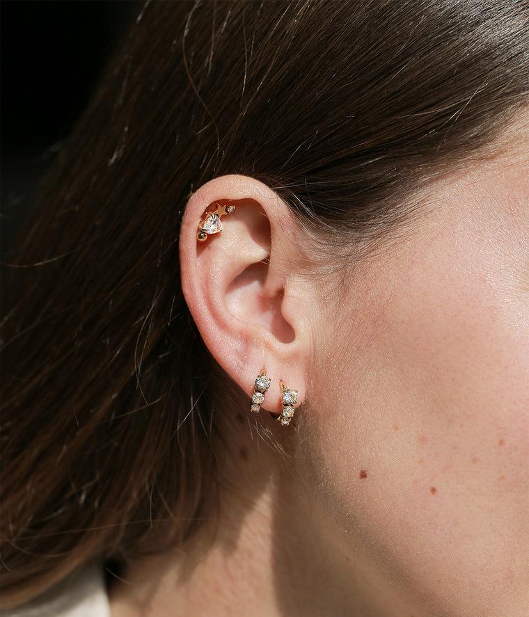 Zag Bijoux Boucles D'oreilles Sable