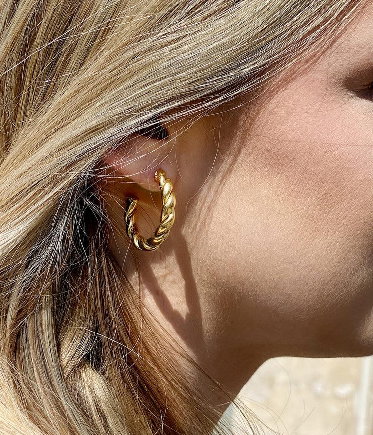 Zag Bijoux Boucles D'oreilles Torsade