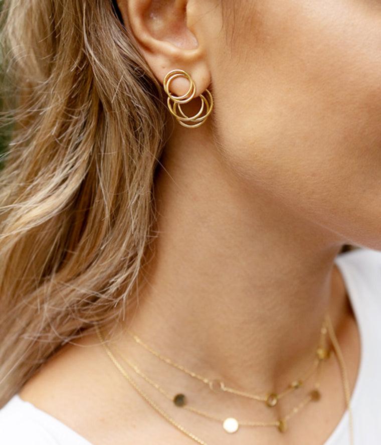 Zag Bijoux Boucles D'oreilles Tourbillon