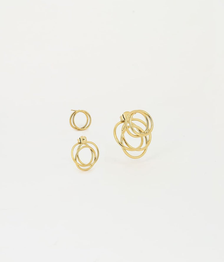 zag bijoux Boucles d'oreilles Tourbillon