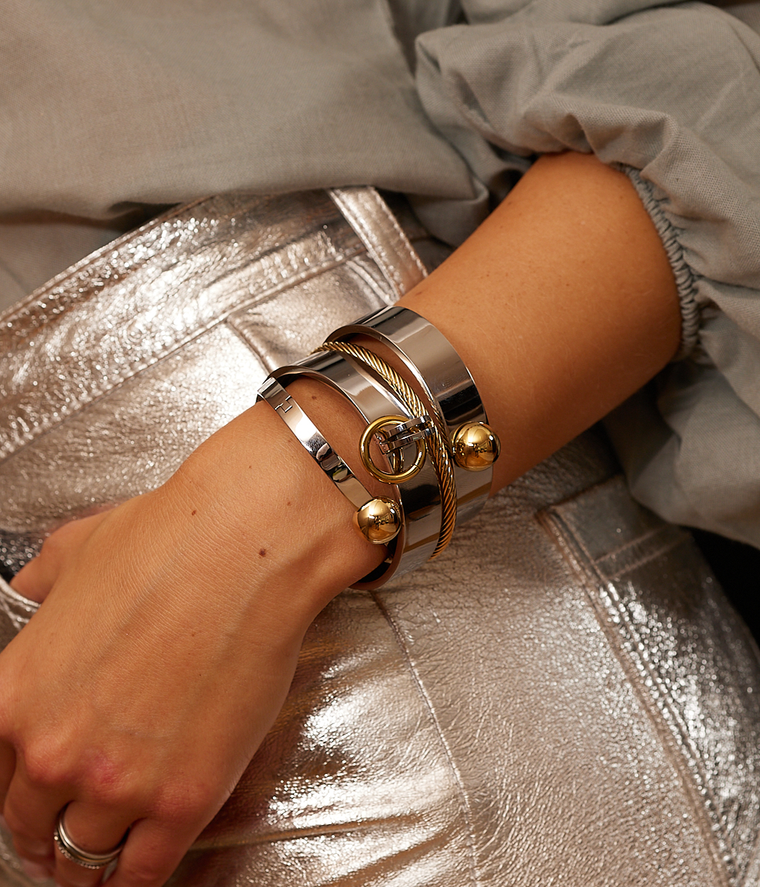 Zag Bijoux Bracelet Jonc Opale